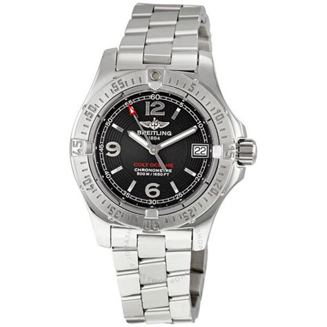 Breitling Aeromarine Colt Oceane Steel Black Ladies Watch 